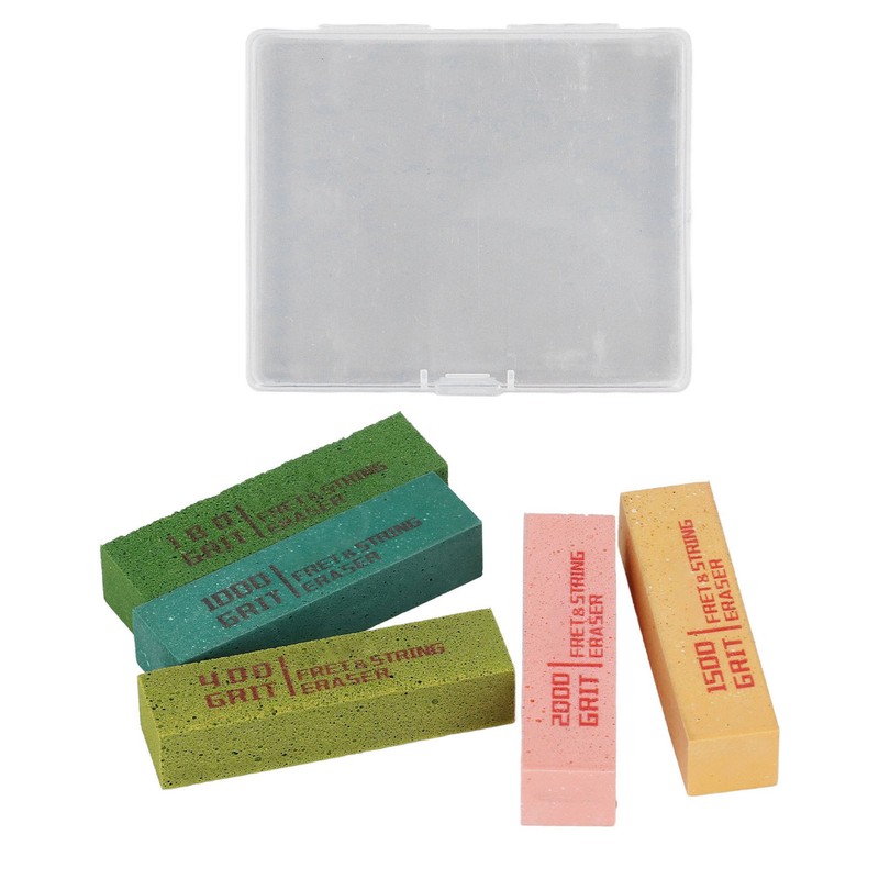 5Pcs Guitar Fret String Eraser 180 400 1000 1500 2000