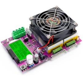 Carga electrónica de corriente constante ajustable – 150 W USB carga electrónica probador de capacidad de batería USB resistencia carga multímetro probador de voltaje corriente voltímetro lector amperaje 0.2-25 A 2-200 V