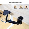 Adjustable Arm Rest for Desk Ergonomic Extendable Armrest Pad Rotating