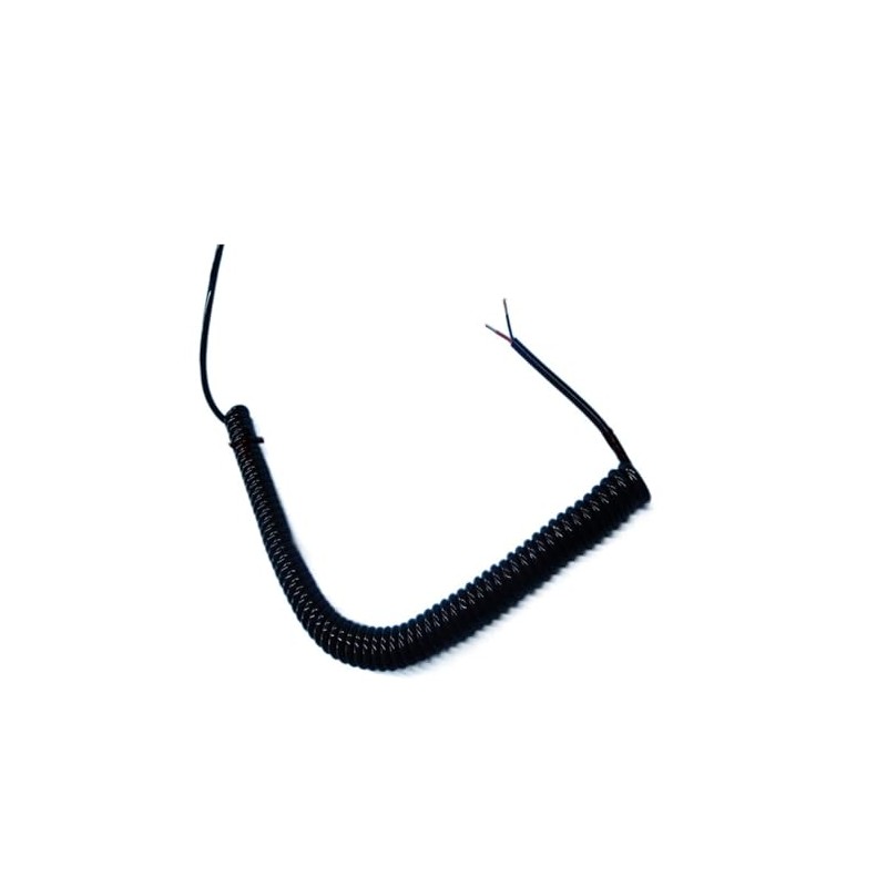 Spring Spiral 2-Core 22AWG Spring Spiral Cable, Stretch 1 Metre,