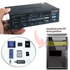 Tccmebius TCC-QL5E 5.25 Inch PC Multifunction Dashboard Media Front Panel,