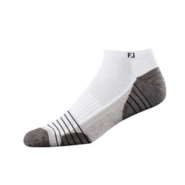 FootJoy Men's TechSof Tour Prior Generation Low Cut Socks, White, Fits Shoe Size 7-12
