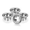 SKYPIA 4 Pcs Sink Overflow Ring Set Bathroom Accessary Kitchen