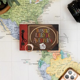 Caja Para Anillo De Compromiso Nuestro libro de aventuras - La Scrapería