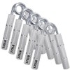 WANSPOORTS Silver Metal Hand Grip Set, 50LB-400LB 13 Pack No