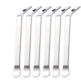 HhBdy Tyre Levers for Bicycles,6 Pcs Silver Tyre Removal Spoon Changing Tool,Wheel Maintenance Tool for Road Bike Mountain Bicycle