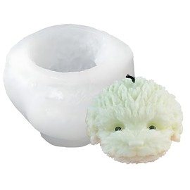 Moldes de Silicona para Velas, Moldes de 3D Perros, Moldes de Fondant para Regalos de Niñas, Regalos de Cumpleaños, Regalos del Día de la Madre y Escaparates