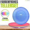 idea-station Neo Reusable Plastic Plates 6 x 21.5 cm –