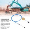 Throttle Control Line, 2m Throttle Cable Universal Excavator Throttle Cable