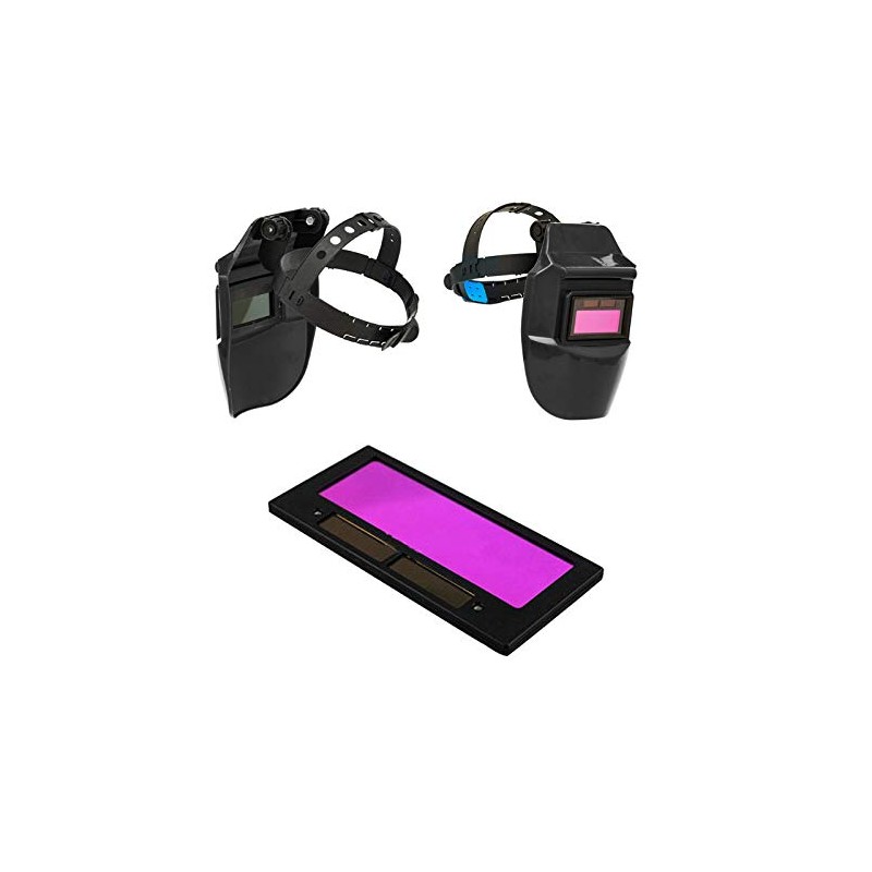 Solar Car Darkening Welding Helmet Lens Filter Shade, Auto-Darkening Horizontal