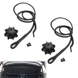 2 Pcs Parcel Shelf String Parcel Shelf Cord Universal Trunk Parcel Shelf String/Retaining Strap for Universal Parcel Shelf Cord for Car Accessories Mercedes a Class and Vw Golf