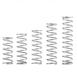 Ctyjia 10 PCS Compression Spring, 304 Stainless Steel Compressed Springs, 7mm OD, 0.7mm Wire Diameter, 20mm Length