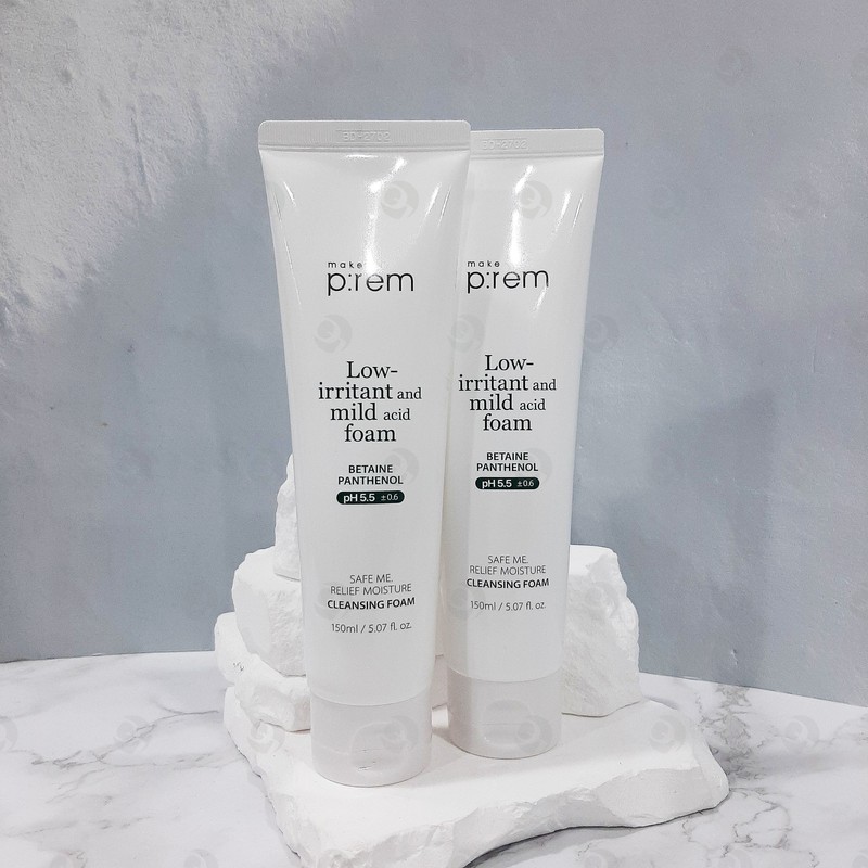 1+1 Make Prem Safe Me Relief Moisture Cleansing Foam Double