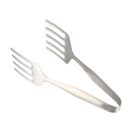 OUNONA 1Pack Stainless Steel Kitchen Cooking Tongs, Tongs For Cooking, Non Stick Stainless Steel 10Inch Tongs Steak Tongs Bbq Accessories Barbecue Tong Food Spatula Tongs for Food,Salad and BBQ