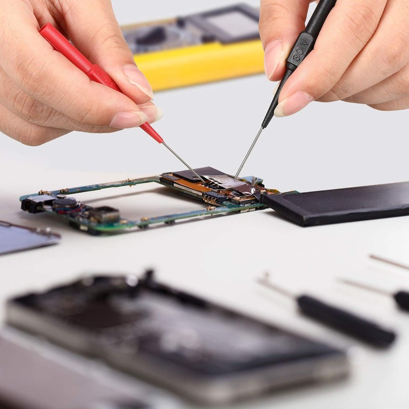 Frienda 19 Pcs Multimeter Test Set 15 Probe Pins 0.7mm