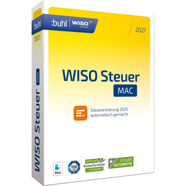 WISO Steuer-Mac 2021 (für Steuerjahr 2020 | Standard Verpackung)