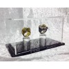 Double Championship Ring Display Case - 2 Ring Display Case