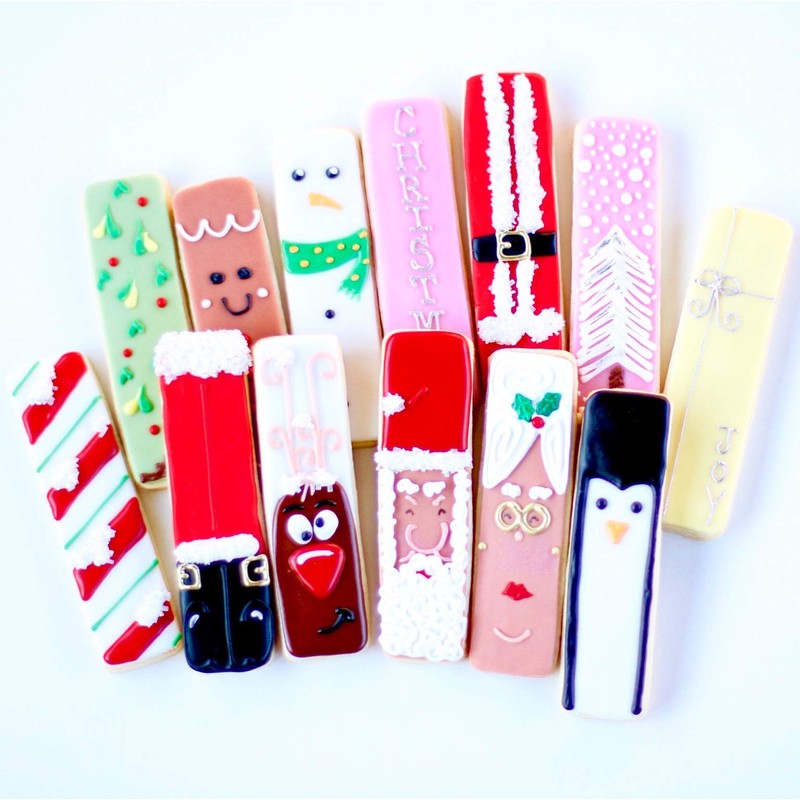 8 Pc. Christmas Cookie Stick Boxed Gift Set! Christmas, Holiday,