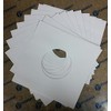 7 Inch White Paper Sleeves Pack of 50