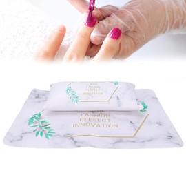 SOULONG Nail Pillow Mat Set, Nail Art Hand Pillow Mat Soft PU Leather Detachable Washable Arm Rest Cushion Holder Art Hand Rest Cushion Set for Salon Technician Beauty Use