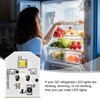 Eagles WR55X25754, WR55X11132 Refrigerator LED Light Board, Compatible for GE