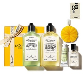 L'Occitane Gift Verbena Shower Gel Duo Set Gift Certificate Deluxe Shower Ball Verbena [LKRV60120P] / 록시땅 기프트 버베인 샤워젤 듀오 세트 상품권 디럭스 샤워볼 버베나 [LKRV60120P]