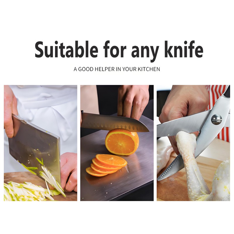 Hands Free Knife Sharpener，with suction cup，portable，tungsten Carbide，quick Sharpening，suitable for home