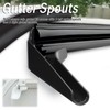 RV J-Shape Rain Gutter Rubber Drip Rail 40Ft with Gutter