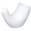 White Pottery Totto White Matte Space Notebook Skewers Holder/Toothpick Container