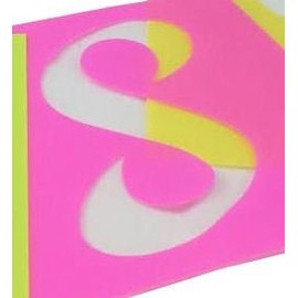 Judaica Place Plastic Stencil of Hebrew Aleph Bet 6" (Script Font)