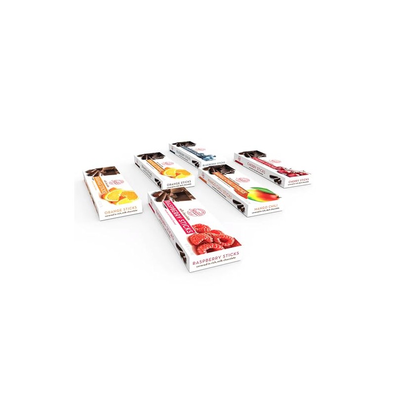 Sweet Candy Dark Chocolate Blueberry Sticks - 10.5 Ounce Box