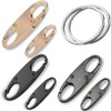 elook Zipper Locks for Backpacks, 6 PCS Zipper Clip Theft