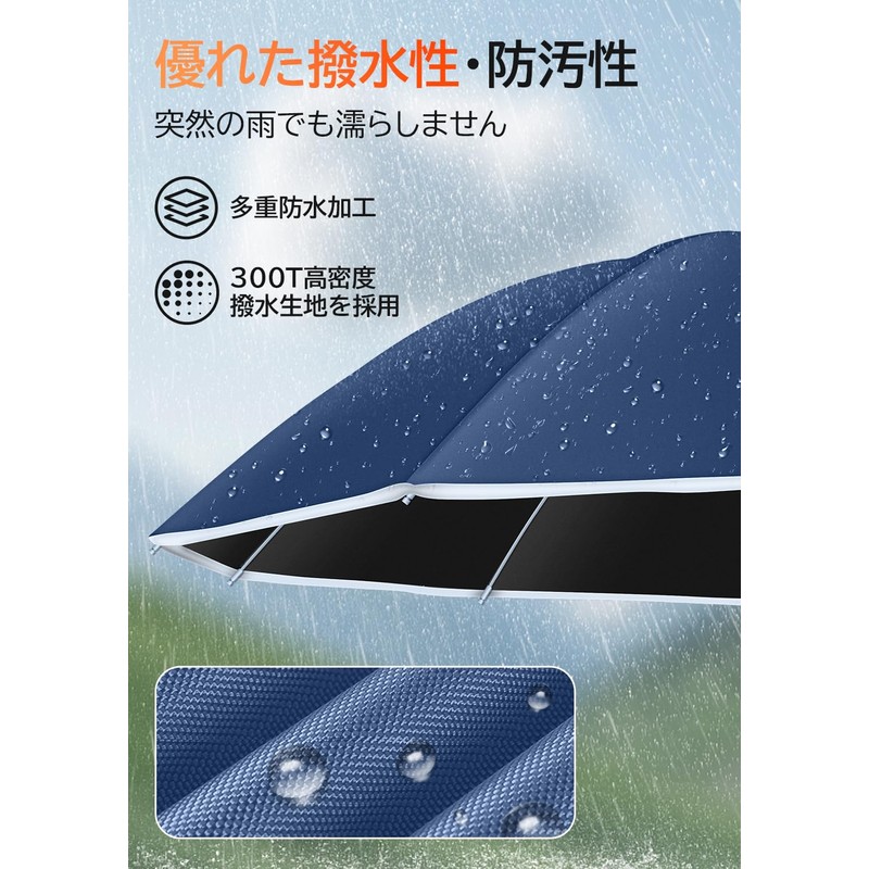 Moon River Folding Umbrella, Reverse Folding Umbrella, Big Size, One-touch
