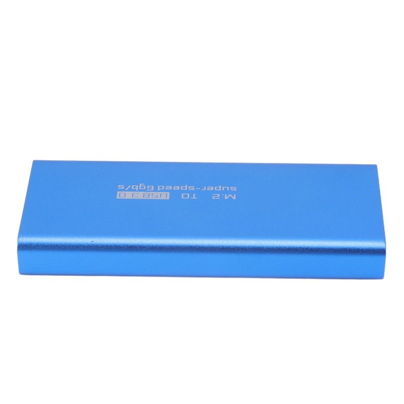 MSATA to USB3.0 Enclosure Adapter Case 6Gbps Blue MSATA SSD