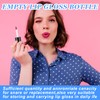 JJUNW 10pcs Empty Lip Gloss Tubes, 1.2ml Mini Refillable Cosmetic
