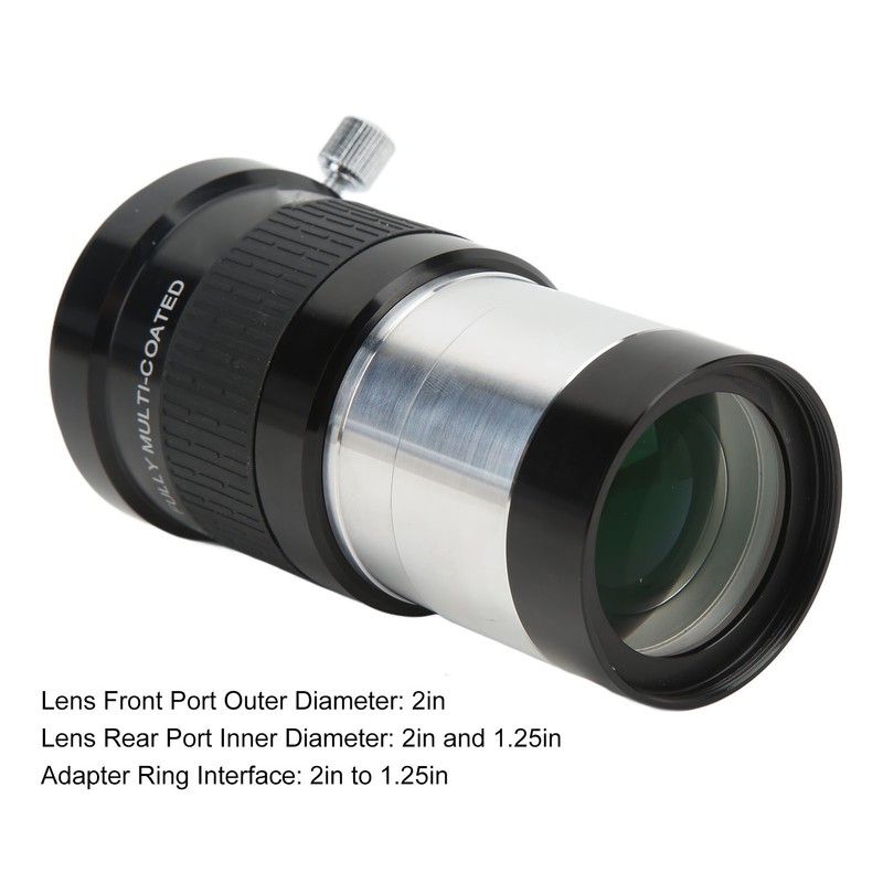 2in 2X Barlow Lens Astronomical Telescope Magnifying Lens with 2in