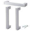 5 x Furniture Handles Stainless Steel Quad Kitchen Handles Handles