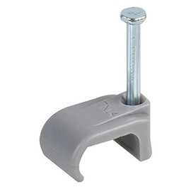 Cable Clips T&E 2.5MM Grey 100/PK, Cable Clips, Qty X 100 | AFC5
