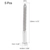 sourcing map Hex Lag Screws, M10 x 120mm 304 Stainless