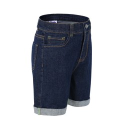 BIENZOE Girls' Soft High Waist Stretchy Jeans Shorts, navy, 11 - 12 years