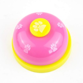 tooloflife 2 Pack Pink Dog Training Bell Doorbell Push Bell Potty Training
