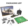 EngineDIY Black Hawk RC Helicopter for Adults, K170 UH-60L 170