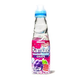 Ramune Grape Soda - 6.76 oz (12 Glass Bottles)