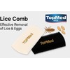 Top Med Black and White lice Comb for Ever