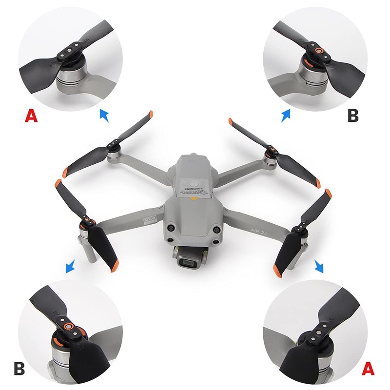 (10Pcs) Mavic Air 2/Air 2s Propellers Low Noise Spare Blades