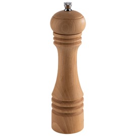 APS 40576 Salt Mill Beech Wood Ceramic Grinder Diameter 6 cm Height 23 cm
