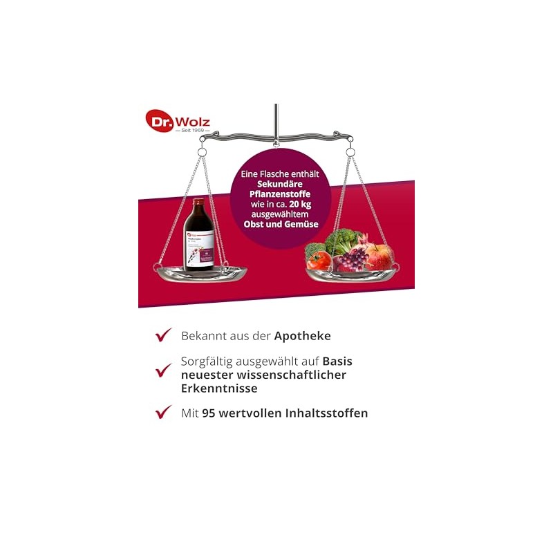 Dr. Wolz Vitalkomplex 500 ml Combination Pack with Fruit and