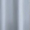 Catherine Lansfield Timeless Stripe Shower Curtain, 180x180 cm, Blue