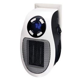 Optimus H-7801 Wall Outlet Plug-in Heater with Thermostat and Timer