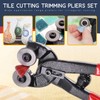 Hilitchi 12Pcs Heavy Duty Stained Glass Tools Mosaic Tools Wheeled